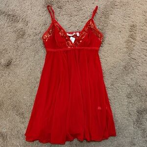 🦞 Red Mesh BabyDoll 🦞